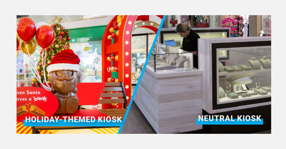 Holiday Themed Kiosk